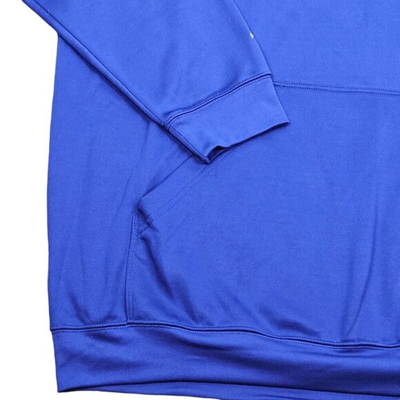 Majestic Chicago Cubs Blue Screenprinted Hoodie Sweatshirt Mens Size 3XL Tall - Picture 7 of 10